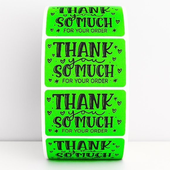 Thank You So Much For Your Order Sticker Small Shop sticker Small Business label - Picture 6 of 11